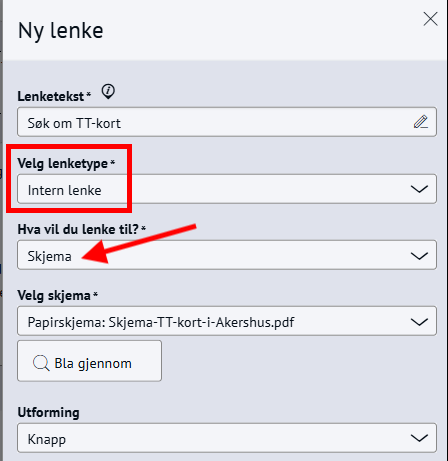 Internlenke til skjema - Klikk for stort bilde