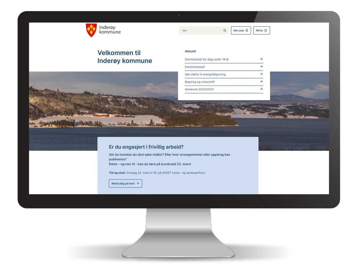 Bilde av nettsiden til Inderøy kommune - Klikk for stort bilde